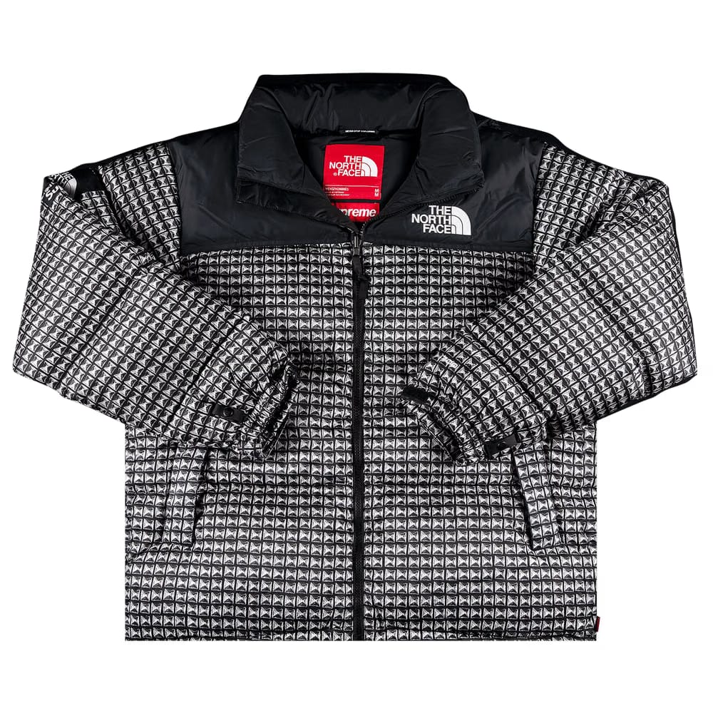 Supreme x The North Face Studded Nuptse Jacket Black