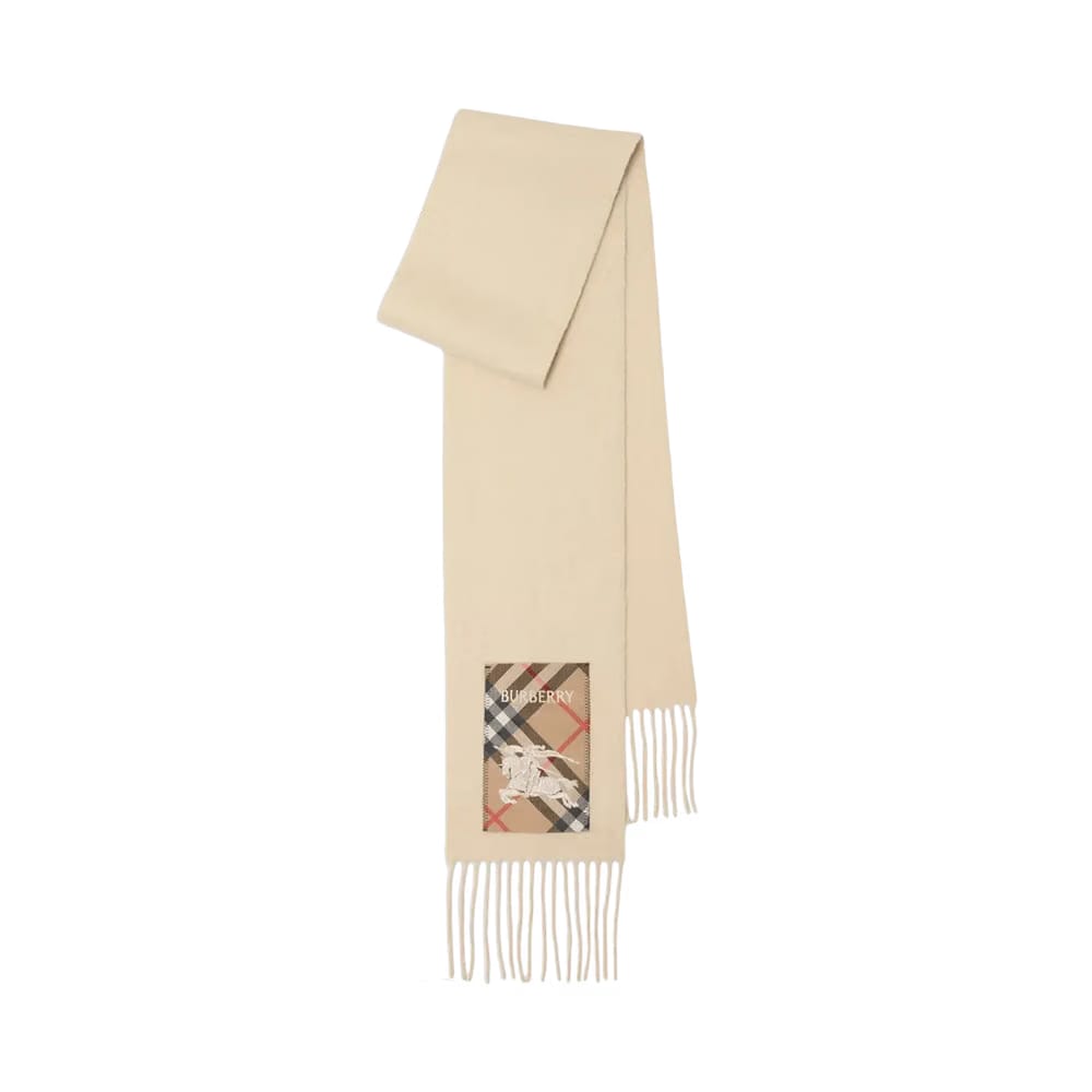 Burberry Solid Label Scarf Nutmeg