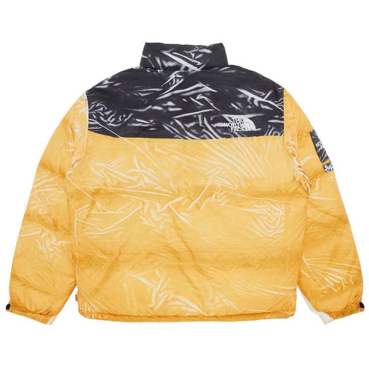 Supreme x The North Face Printed Nuptse Jacket Yellow