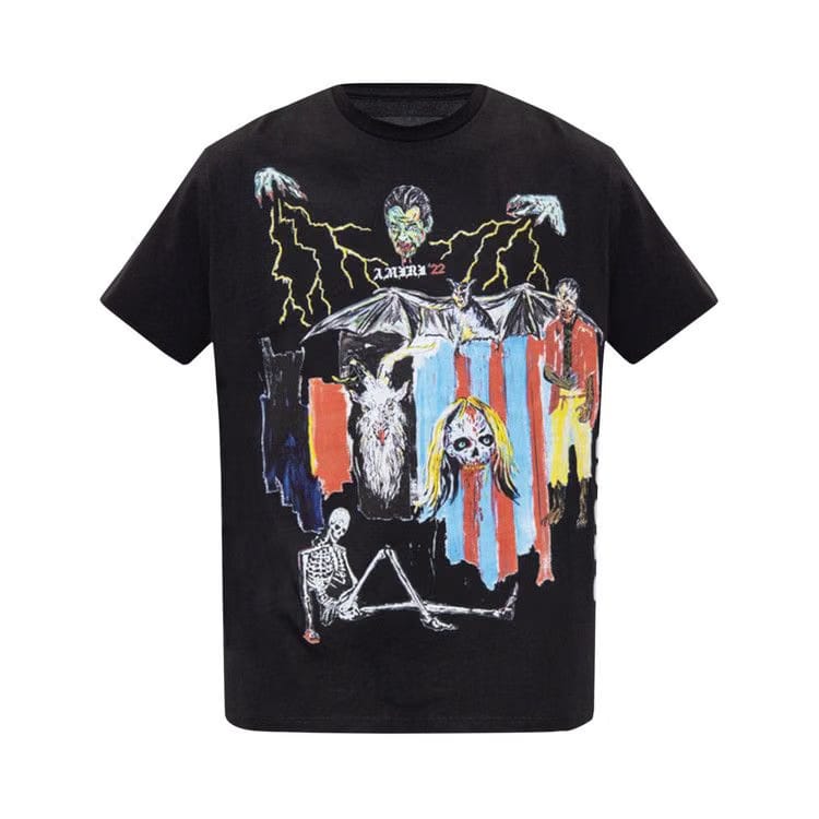 Amiri x Wes Lang Blood 38 T-Shirt Black