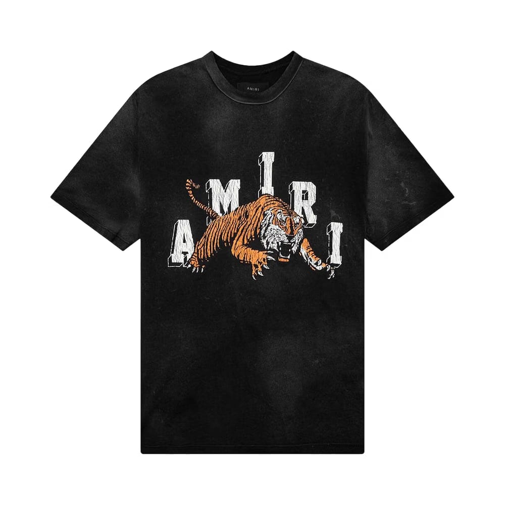 Amiri Vintage Tiger T-Shirt Black
