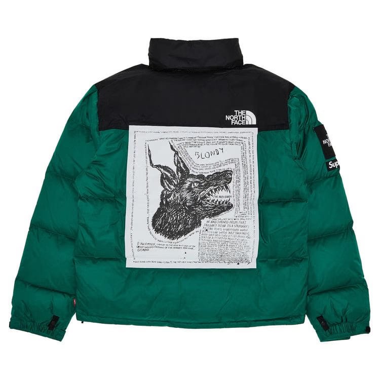 Supreme x The North Face Nuptse Jacket Green