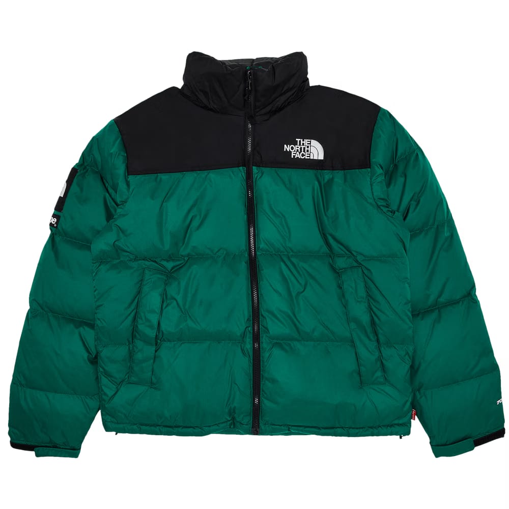 Supreme x The North Face Nuptse Jacket Green