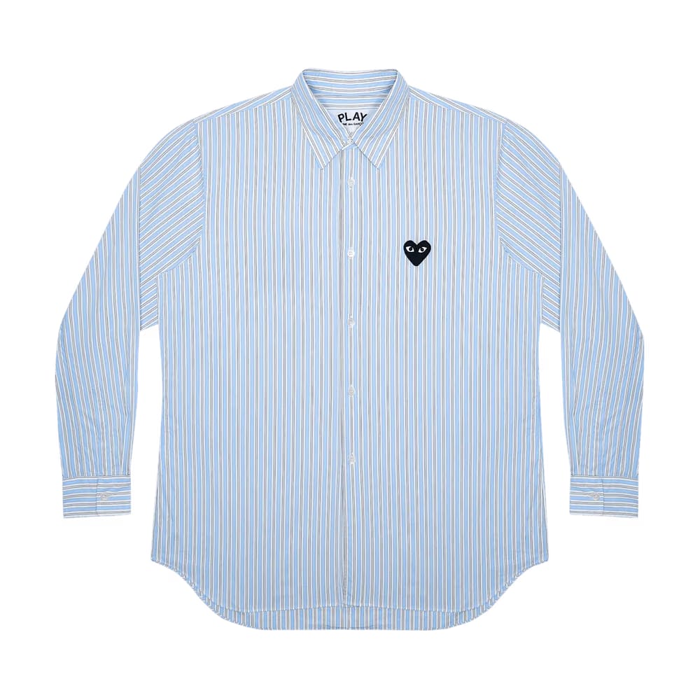Comme des Garçons PLAY Button Down Light Blue/White