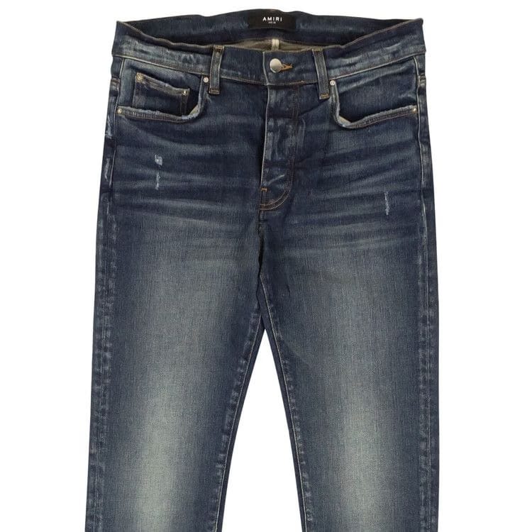 Amiri Stack Jeans Blue