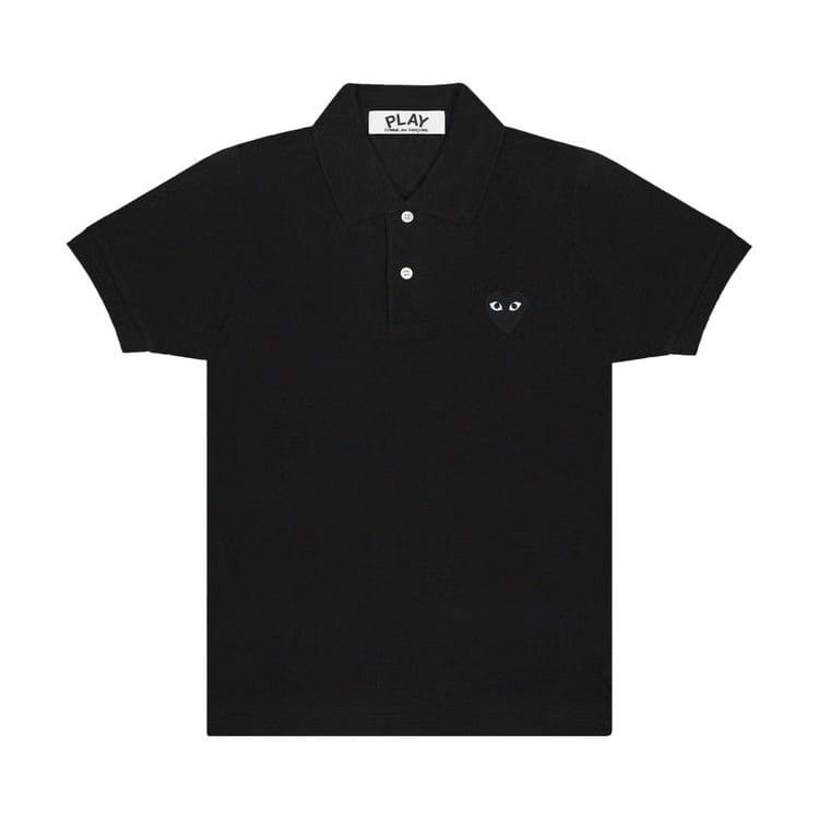 Comme des Garçons PLAY Heart Polo Black