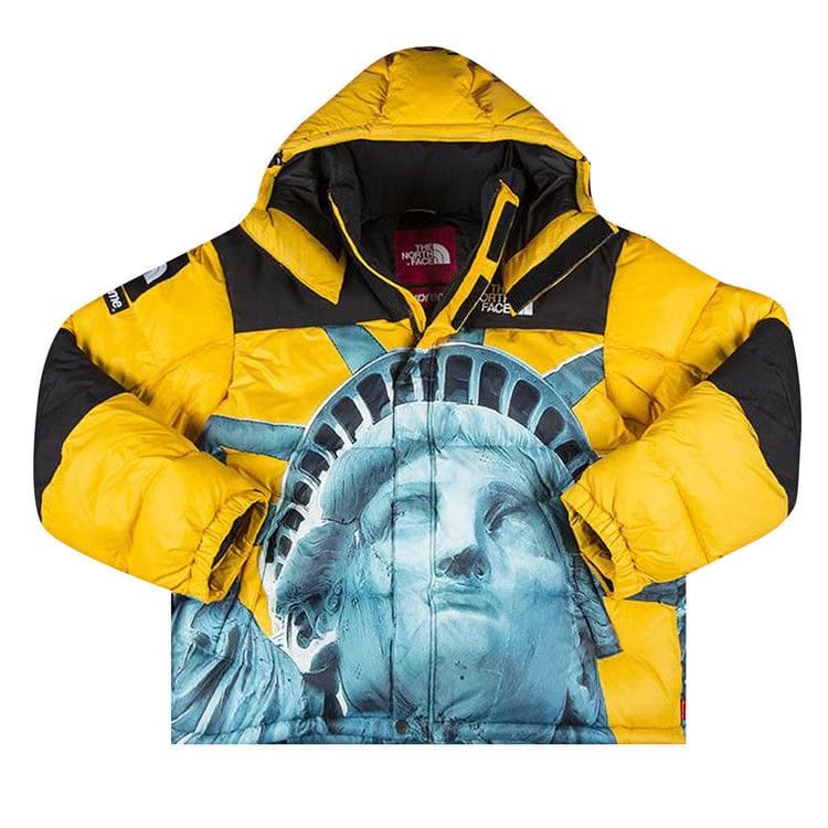 Supreme x The North Face Statue Of Liberty Baltoro Jacket Yellow