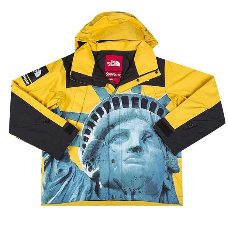 Supreme x The North Face Statue Of Liberty Mountain Jacket Yellow