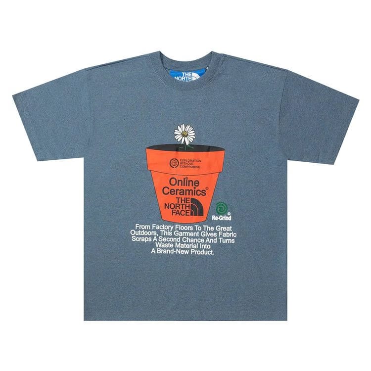 The North Face x Online Ceramics Graphic T-Shirt Blue Regrind