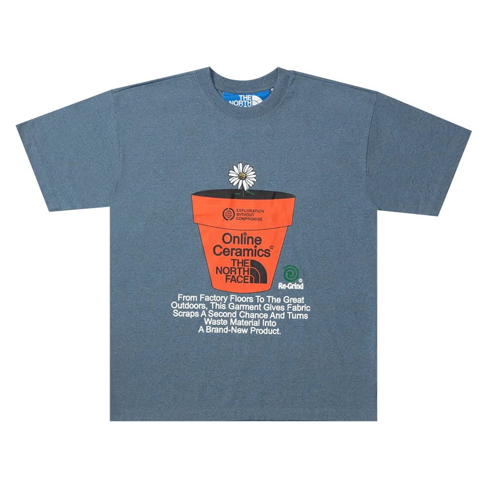 The North Face x Online Ceramics Graphic T-Shirt Blue Regrind