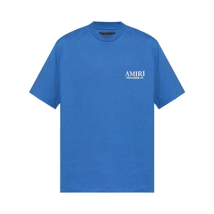 Amiri Bones Stacked T-Shirt Blue