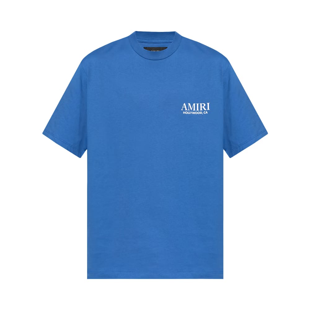 Amiri Bones Stacked T-Shirt Blue