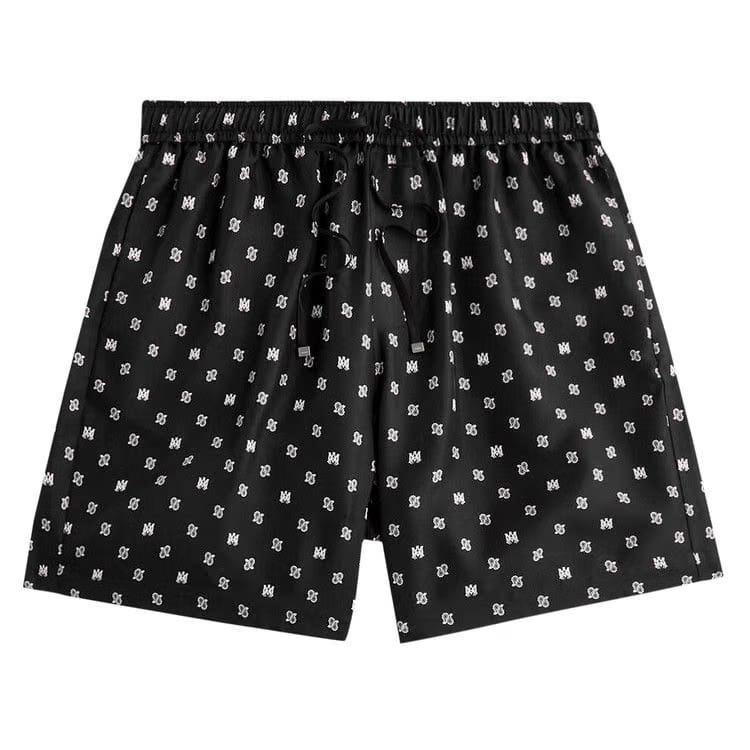 Amiri MA Paisley Shorts Black