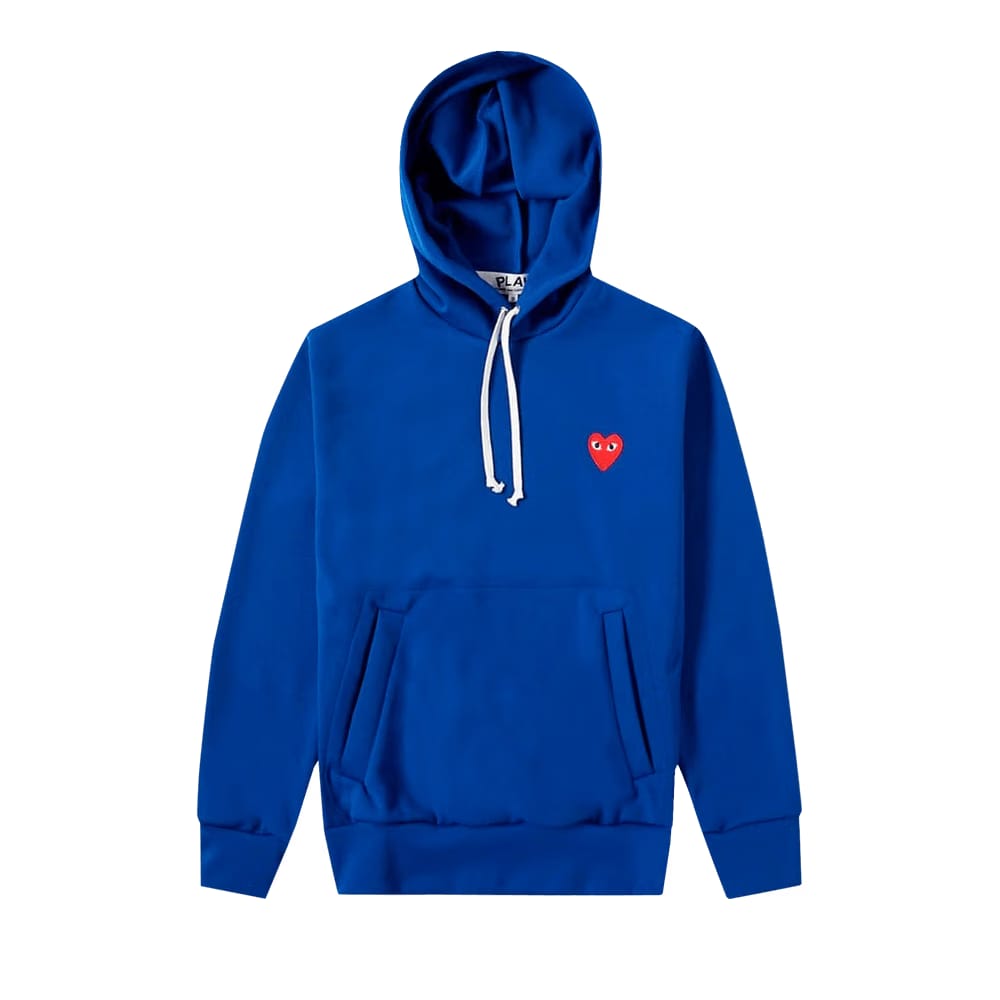 Comme des Garçons PLAY Logo Patch Hoodie Navy