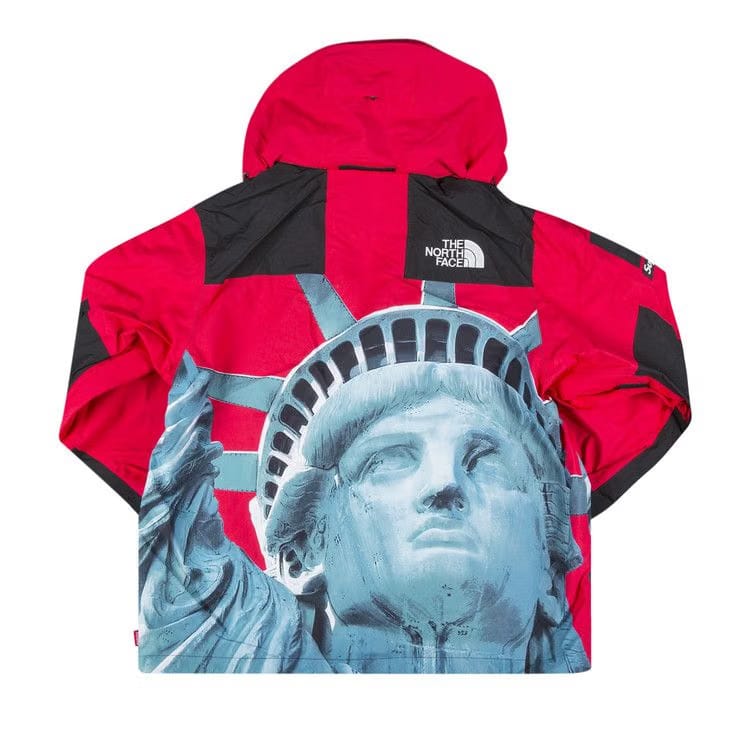 Supreme x The North Face Statue Of Liberty Mountain Jacket Red