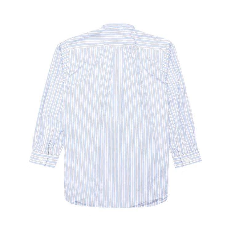 Comme des Garçons PLAY Long-Sleeve Striped Shirt White/Light Blue
