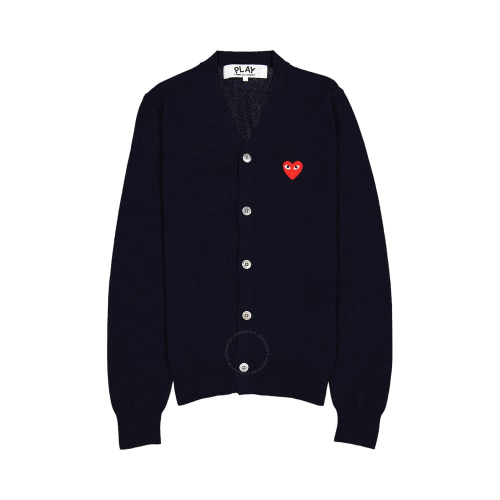 Comme des Garçons PLAY Cardigan Black