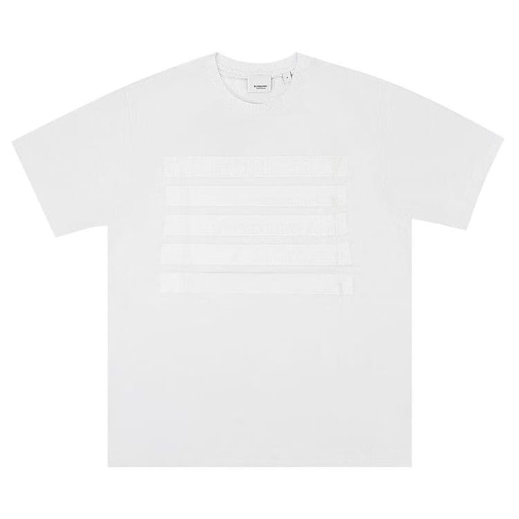 Burberry Oversized Stripe T-Shirt White