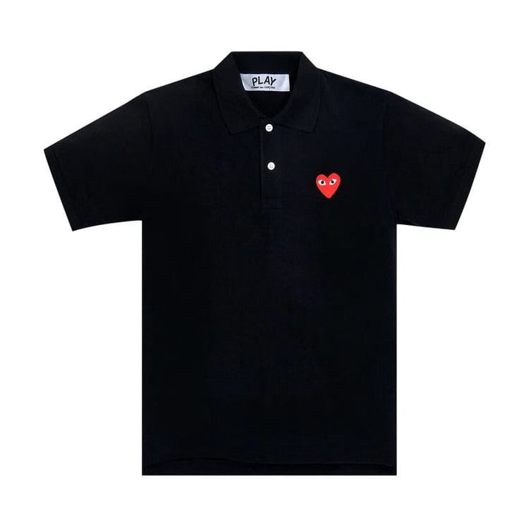 Comme des Garçons PLAY Polo Shirt Black