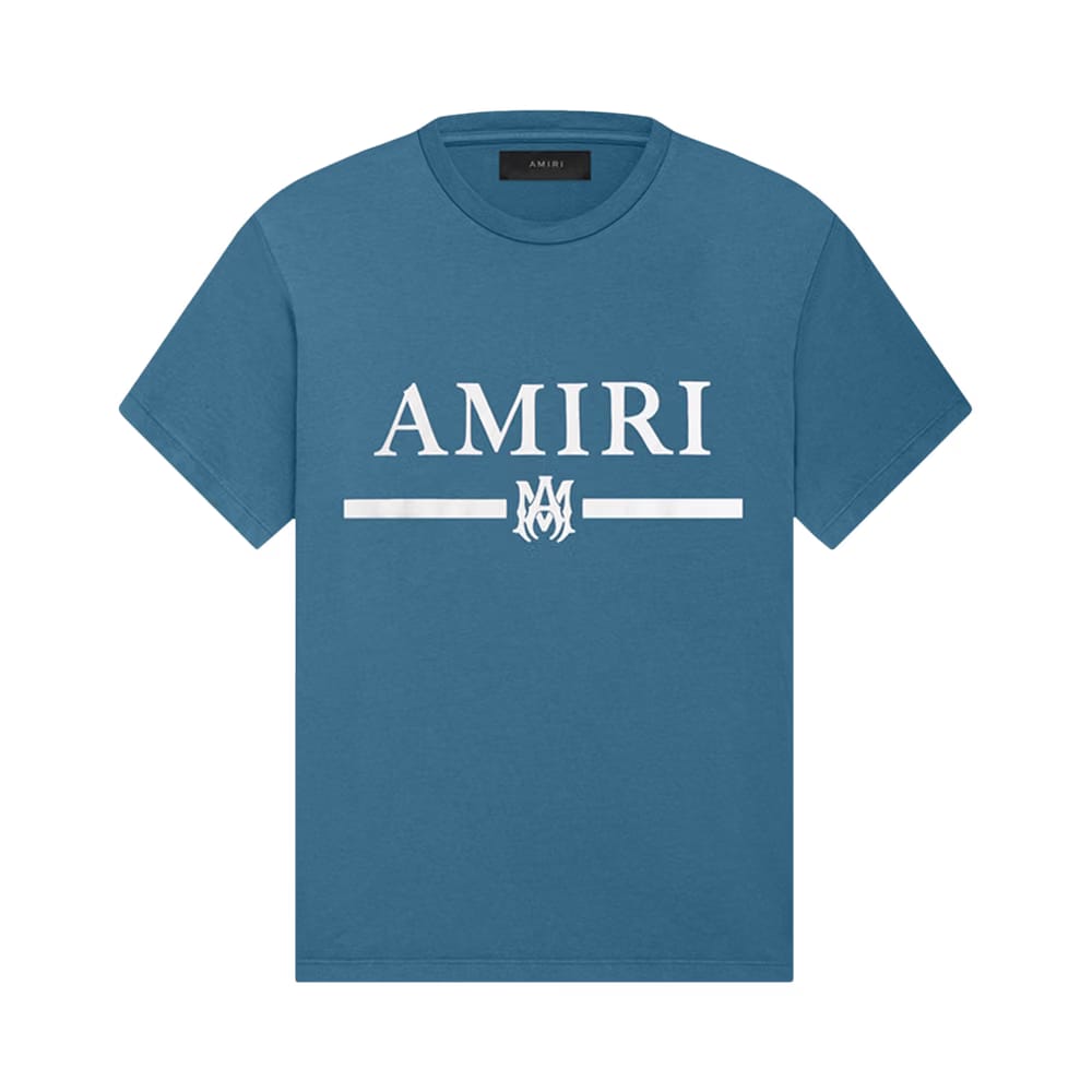 Amiri MA Bar Logo T-Shirt Teal