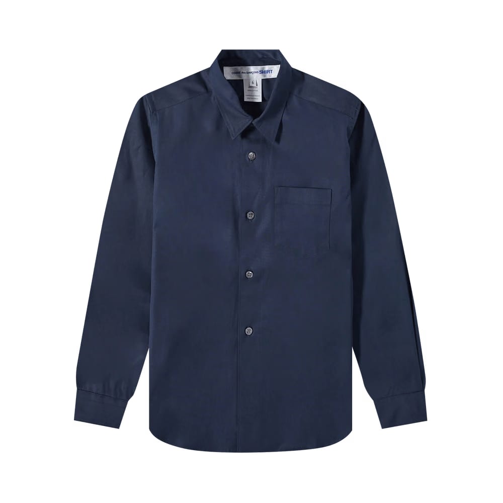 Comme des Garçons SHIRT Kids Forever Poplin Shirt Navy
