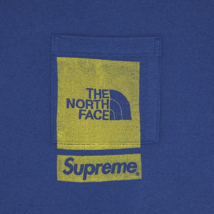Supreme x The North Face Printed Pocket T-Shirt Navy