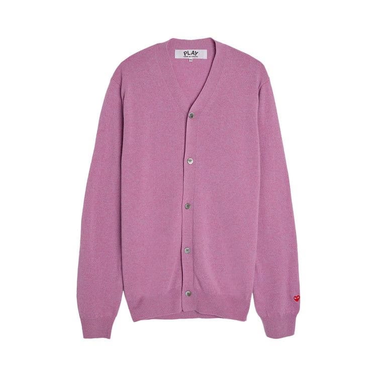 Comme des Garçons PLAY Small Heart Cardigan Purple