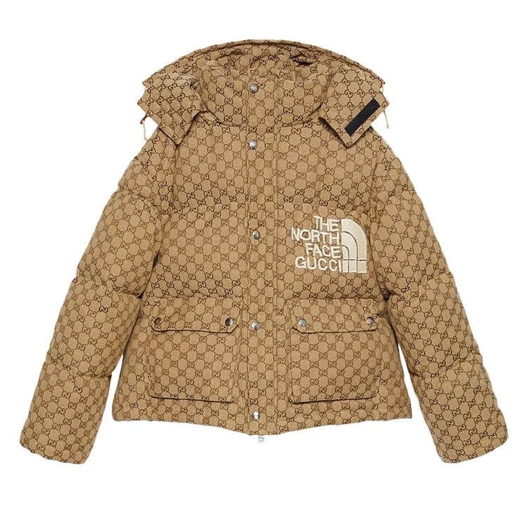 Gucci x The North Face Print Jacket Beige/Ebony