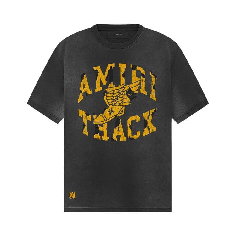 Amiri Track T-Shirt Faded Black