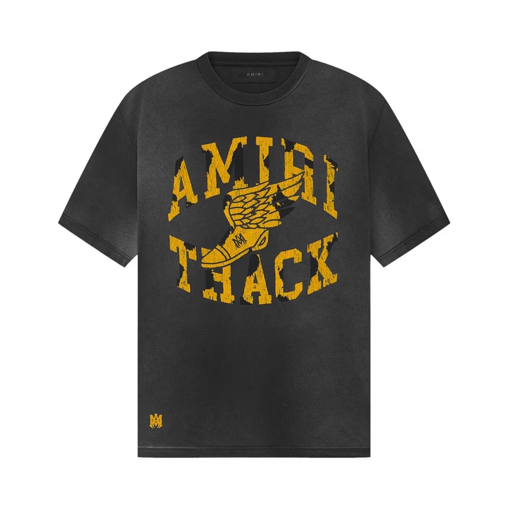 Amiri Track T-Shirt Faded Black