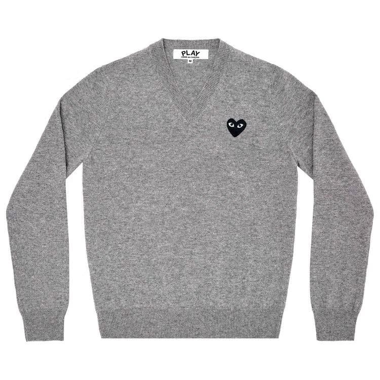Comme des Garçons PLAY Knit Sweater Grey