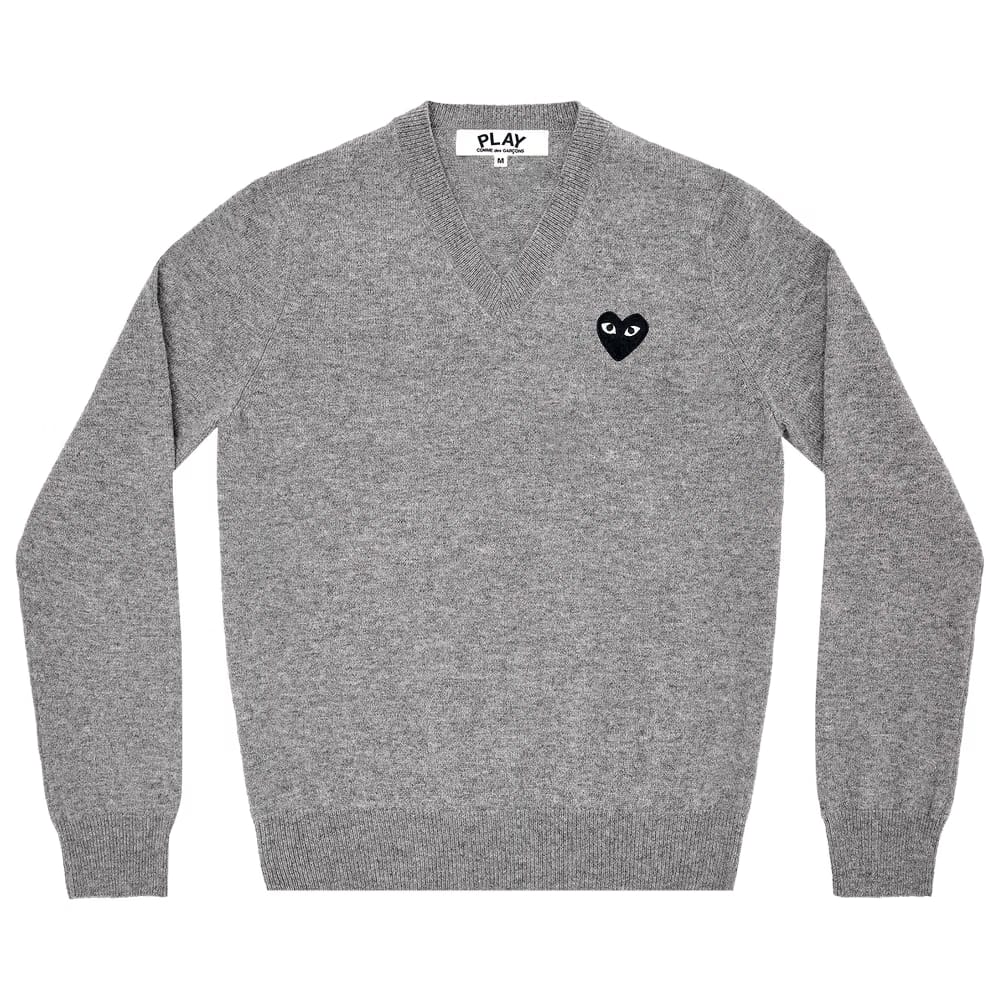 Comme des Garçons PLAY Knit Sweater Grey