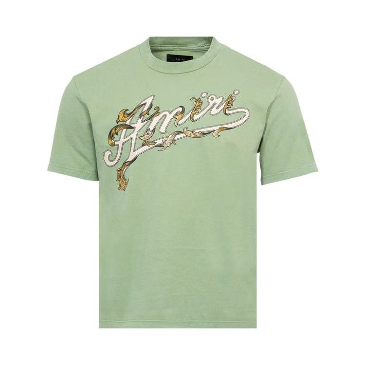 Amiri Filigree T-Shirt Mineral Green