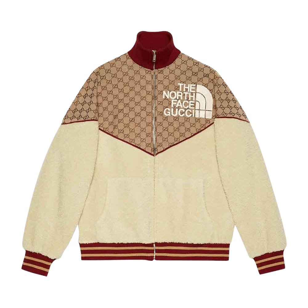 Gucci x The North Face Zip Jacket Beige/Ebony