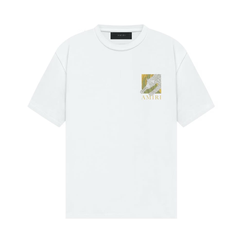 Amiri Leopard T-Shirt White