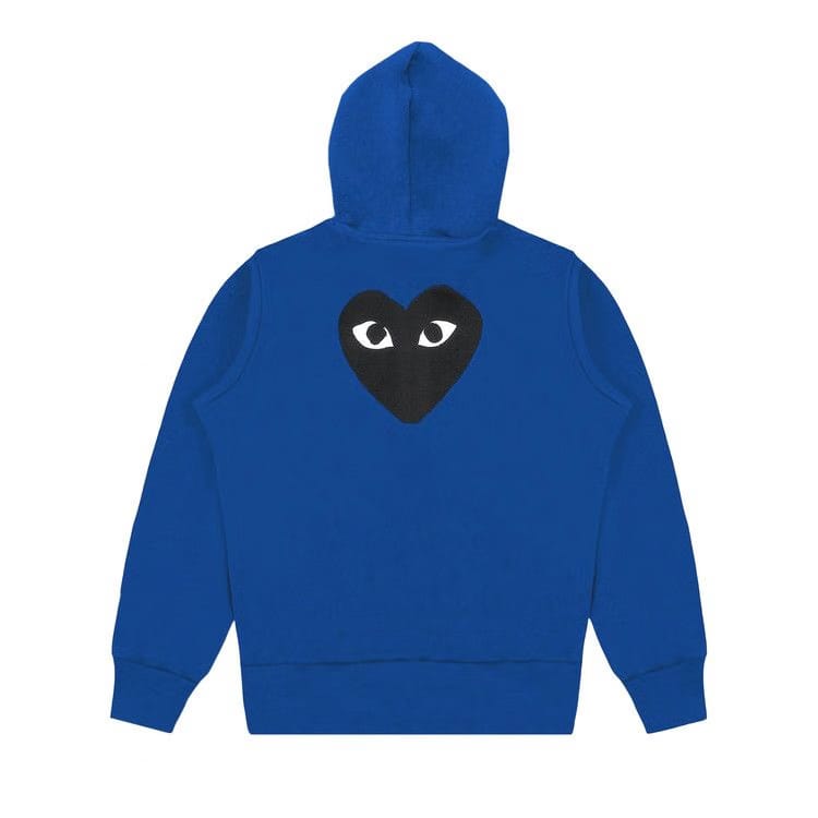Comme des Garçons PLAY Zip Up Hoodie Blue