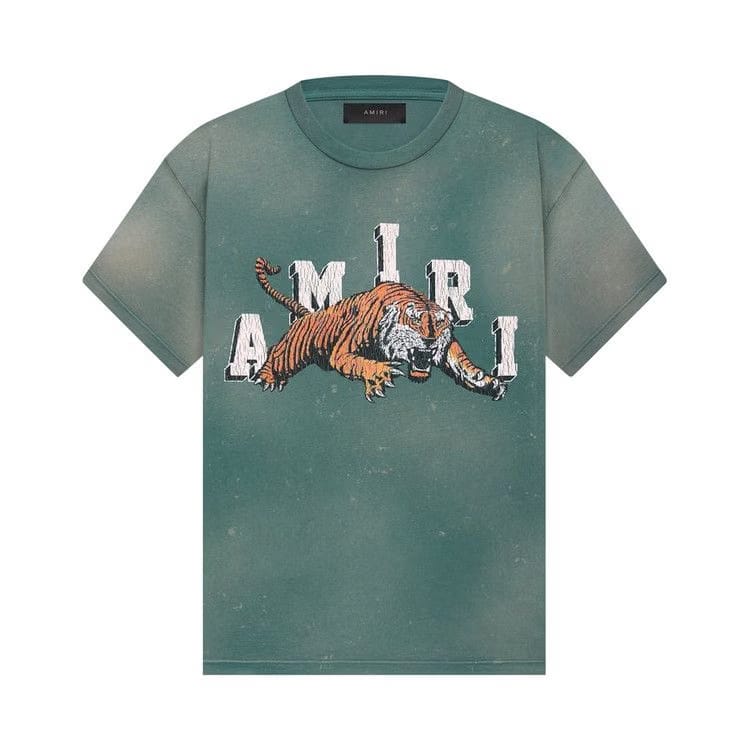 Amiri Vintage Tiger T-Shirt Green