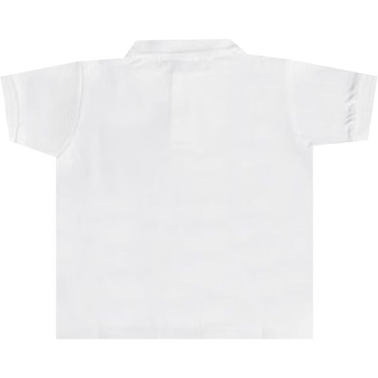 Comme des Garçons PLAY Kids Heart Polo White
