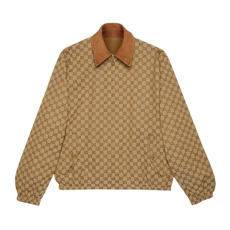 Gucci Reversible GG Jacket Light Brown