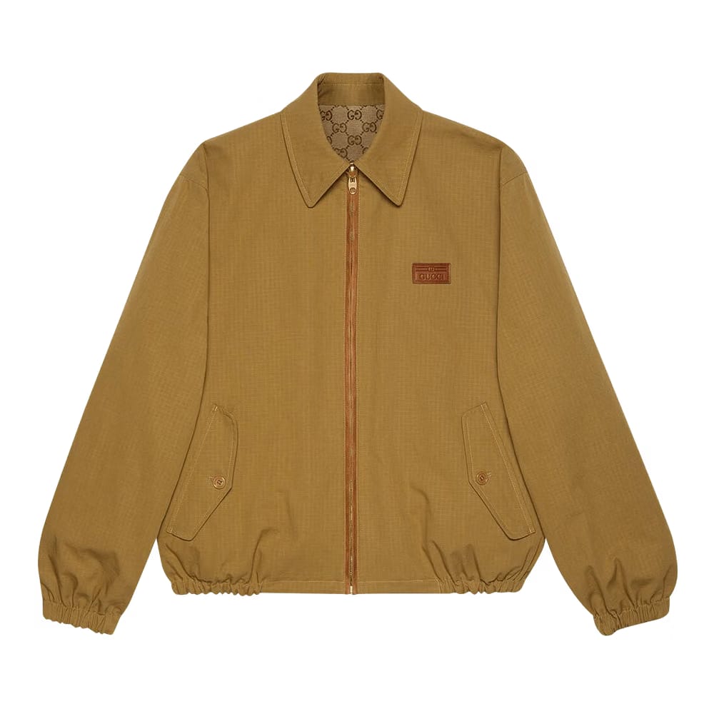 Gucci Reversible GG Jacket Light Brown