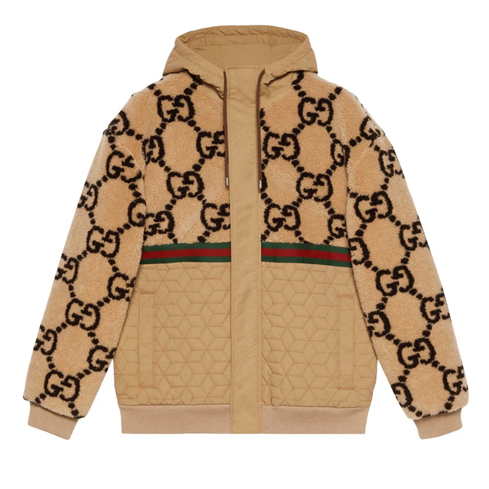 Gucci GG Jacquard Jacket Beige/Ebony