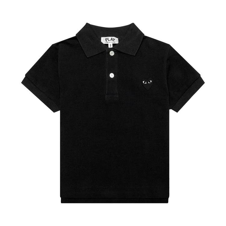 Comme des Garçons PLAY Emblem Polo Shirt Black