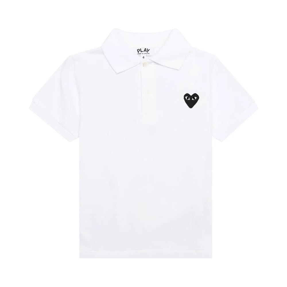 Comme des Garçons PLAY Emblem Polo Shirt White