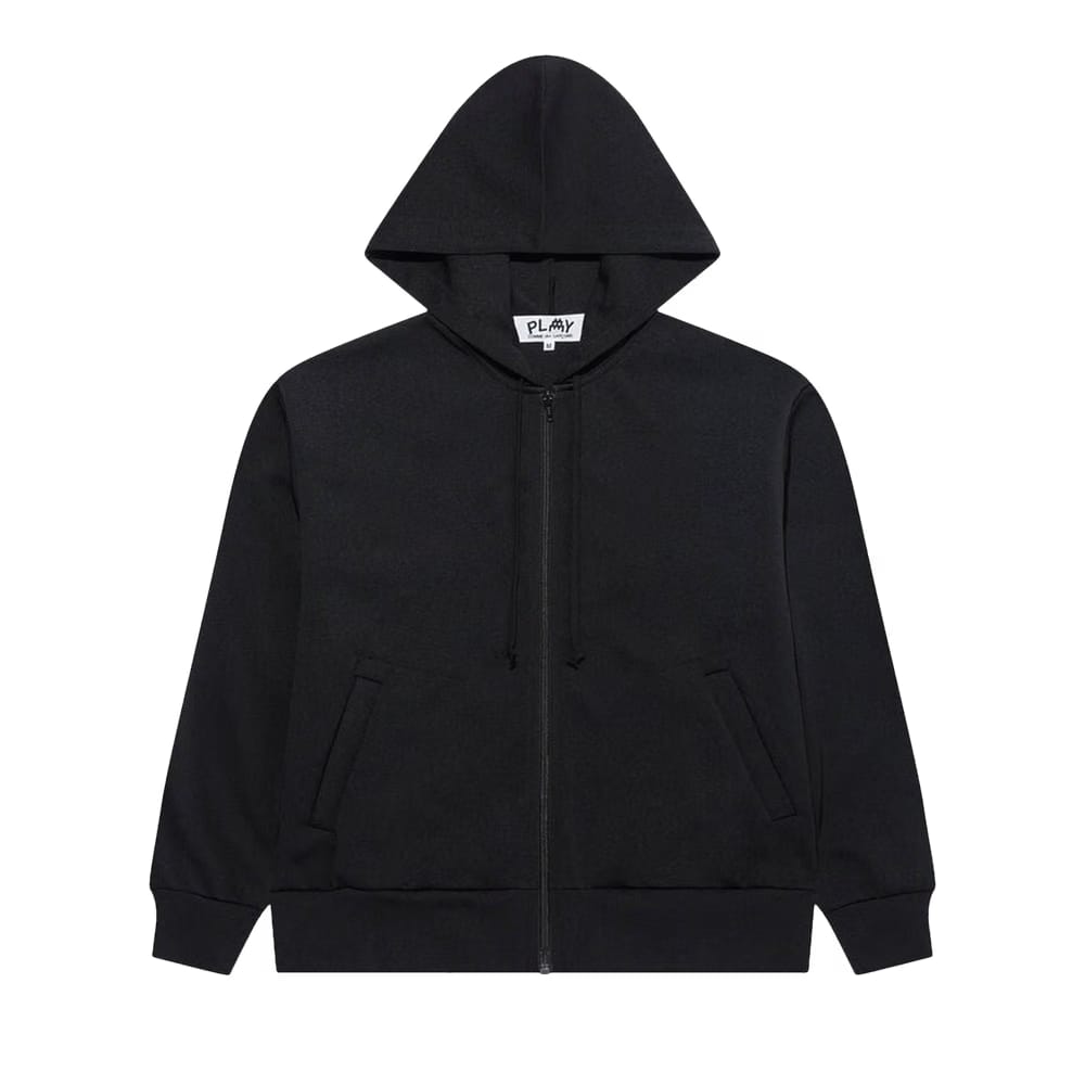 Comme des Garçons PLAY x Invader Pixel Heart Zip Hoodie Black