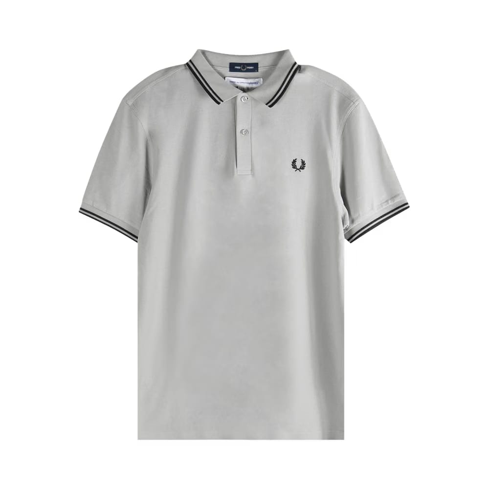 Comme des Garçons SHIRT Knitted Polo T-Shirt Limestone