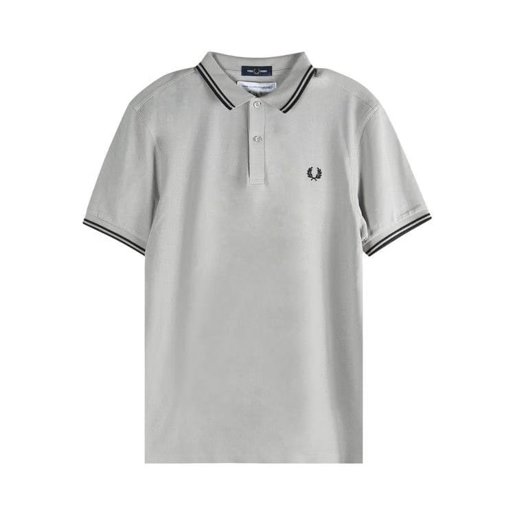 Comme des Garçons SHIRT Knitted Polo T-Shirt Limestone