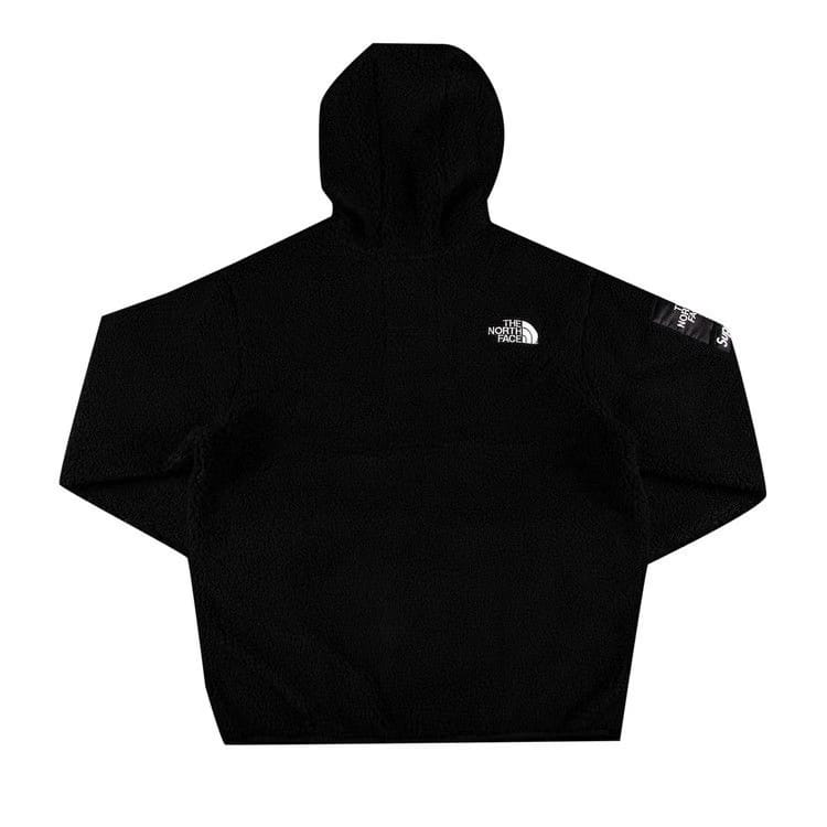 Supreme x The North Face S Logo Hooded Fleece Jacket Black