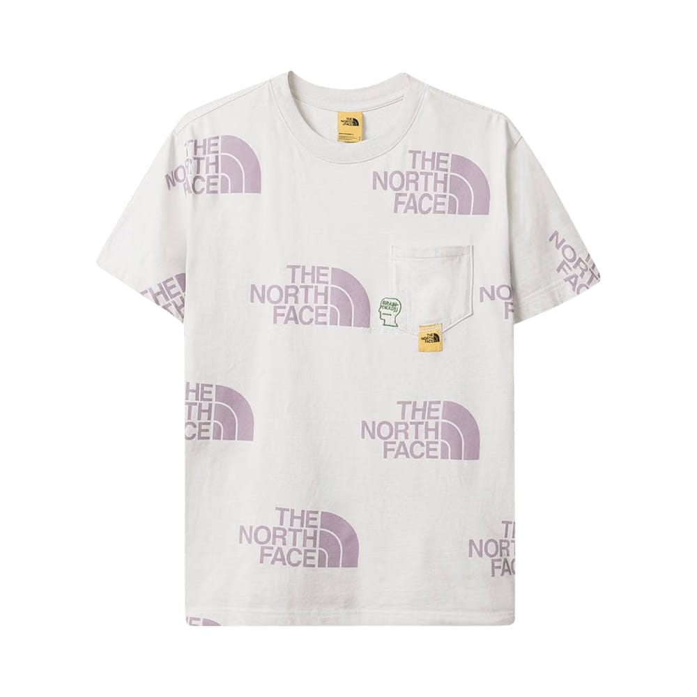 Brain Dead x The North Face Pocket T-Shirt Moonlight Ivory
