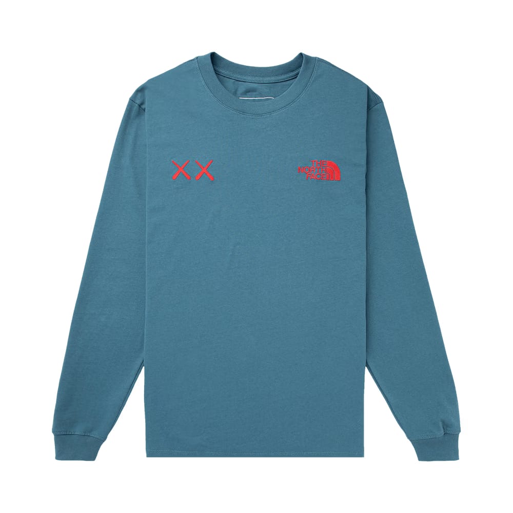 The North Face x KAWS Long-Sleeve T-Shirt Mallard Blue