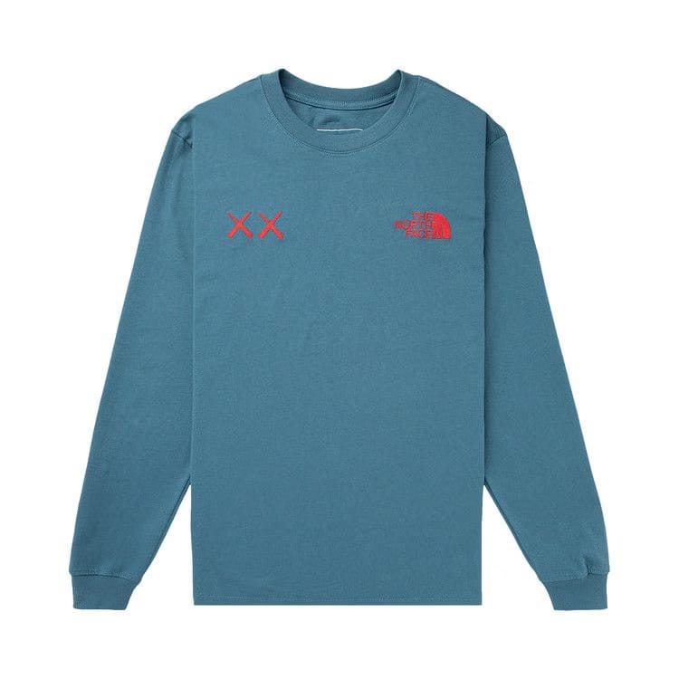 The North Face x KAWS Long-Sleeve T-Shirt Mallard Blue